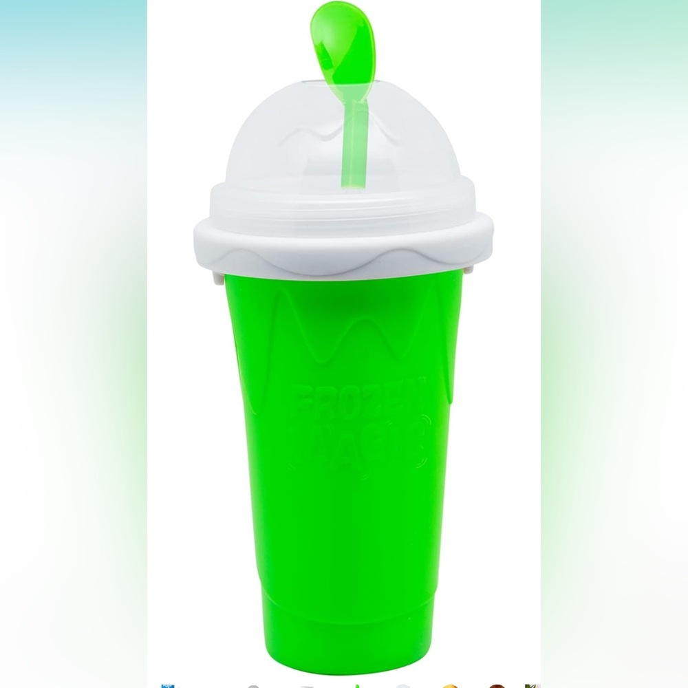 Slushy Maker Cup Slushie Cup Maker Milk Cola Juice Squeeze Magic Quick Freeze - Picture 5 of 8